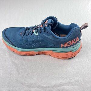 AS IS - Hoka One One Challenger ATR 6 Women's Sz 7B US Blue Coral Running Shoes